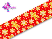 LBP27429 - Listón Estampado de 7,5 cm - Navidad (por metro)