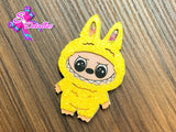 CMS10153 - Shaker de 5cm x 7cm - Labubu Amarillo