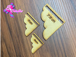 PMDF0009 - Paquete de 3 Puntas MDF #2 de   7,5 cm, 5cm y 4cm