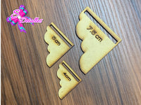 PMDF0009 - Paquete de 3 Puntas MDF #2 de   7,5 cm, 5cm y 4cm