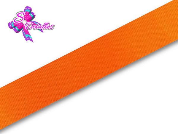 LBU02163 - Liston Barrotado de 1,5 cm - Naranja Rojizo (Por metro)
