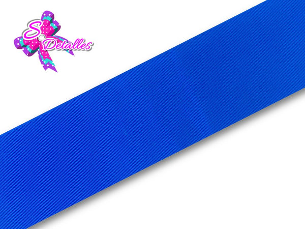 LBU07089 - Liston Barrotado de 7,5 cm - Azul Electrico (Por metro)
