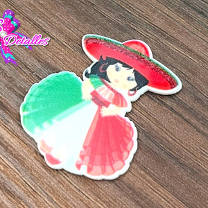 CM00035 - Resina de 4cm por 5cm - Mexico