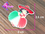 CM00035 - Resina de 3cm por 3,5cm - Mexico