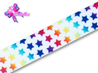 Barrotado Formas	- Estrellas Multicolores, Fondo Blanco, Arcoíris, Diagonal,