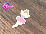 CM00037 - Resina de 2cm por 3,5cm - Bailarina