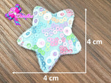 CMS30245 - Lentejuela de 4cm x 4cm - Estrella Azul Claro