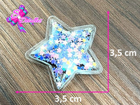 CMS10004 - Shaker de Estrellas 3,5cm por 3,5cm - Lila