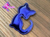 CMS30195 - Vinil de 6cm x 4cm - Gato Azul