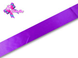 Listón Satinado Unicolor de 0,9 cm – 465, Purple, Morado, 