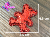 CMS30247 -Glitter de 4,5cm x 3,5cm - Osito Rojo