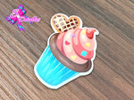 CM00043 - Resina de 4,5cm por 5cm - Cupcake