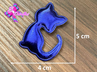 CMS30195 - Vinil de 6cm x 4cm - Gato Azul