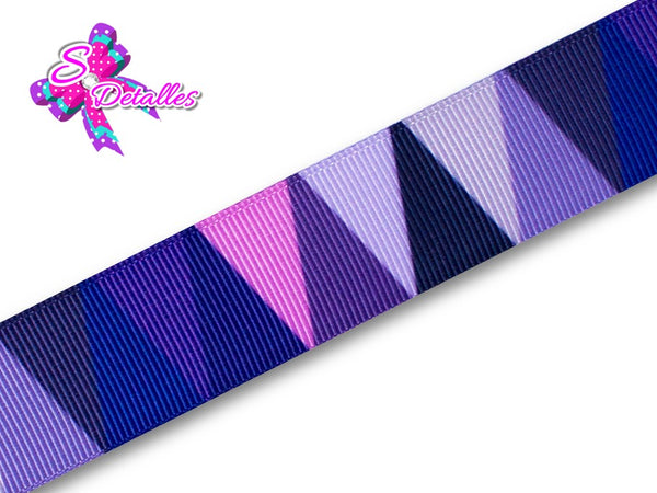 Barrotado Formas - Chevron, Zigzag, Falla, Color Purpura, Violeta, Morado, 