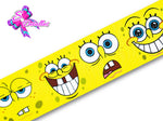 LBP07261 - Listón Impreso de 7,5 cm - Bob Esponja (por metro)