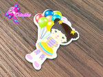 CM00047 - Resina de 4cm por 5cm - Globos