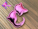 CMS30196 - Vinil de 6cm x 4cm - Gato Fucsia