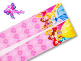 LBP07056 - Listón Impreso de 7,5 cm - Princesas (Tira de 90 cm)