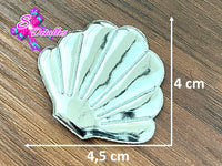 CMS30076 - Vinil de 4,5cm x 4cm - Concha de Mar Plata