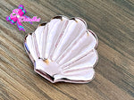 CMS30080 - Vinil de 4,5cm x 4cm - Concha de Mar Rosa