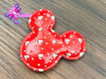 CMS30082 - Vinil de 5,5cm x 5cm - Mickey Rojo