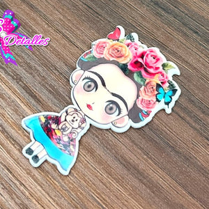 CM00058 - Resina de 3cm por 5cm - Frida