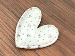 CMS30090 - Vinil de 5cm x 5cm - Corazon Blanco