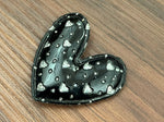 CMS30092 - Vinil de 5cm x 5cm - Corazon Negro