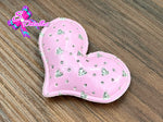 CMS30093 - Vinil de 5,5cm x 4cm - Corazon Rosa