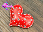 CMS30095 - Vinil de 5,5cm x 4cm - Corazon Rojo