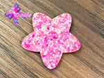 CMS30199 - Glitter de 3,5cm x 3,5cm - Estrella Rosa