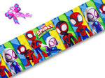 LBP07252 - Listón Impreso de 7,5 cm - Spidey (por metro)