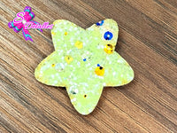 CMS30200 - Glitter de 3,5cm x 3,5cm - Estrella Amarillo Elote