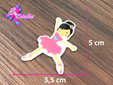 CM00074 - Resina de 3,5cm por 5cm - Bailarina