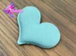 CMS30113 - Tela Algodón  de 4cm x 5cm - Corazon Azul