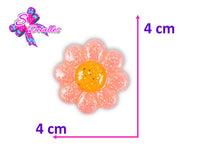CMR12A01 - Flor - Rosa de 4cm por 4cm