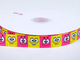 LBP04107 - Listón Impreso de 2,5 cm - Bob Esponja (por metro)