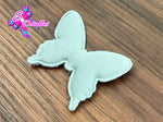 CMS30122 - Tela Algodón  de 4cm x 5cm - Mariposa Gris