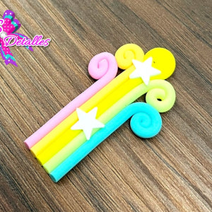 CMMF0009 - Masa Flexible - de 5 x 2.5cm Arcoiris