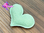 CMS30137 - Pana de 4cm x 5cm - Corazon Verde