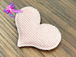 CMS30138 - Pana de 4cm x 5cm - Corazon Rosa Viejo