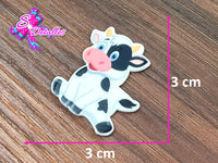 CM00092 - Resina de 3cm por 3cm - Vaca