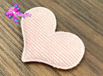 CMS30141 - Pana de 4cm x 5cm - Corazon Rosado