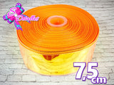 LPVC7015 - Listón PVC de 7,5 cm - Naranja Tornasol (por Metro)