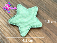 CMS30146 - Pana de 4,5cm x 4,5cm - Estrella Verde