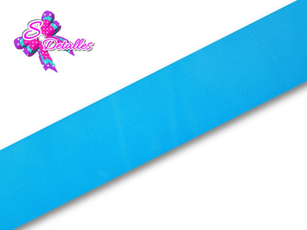 LBU03097 - Listón Barrotado de 2,2 cm - Azul Vestido (por Metro)