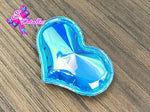 CMS30152 - Vinil de 4cm x 3cm - Corazon Azul