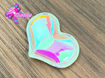 CMS30153 - Vinil de 4cm x 3cm - Corazon Blanco