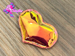 CMS30154 - Vinil de 4cm x 3cm - Corazon Naranja