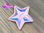 CMS30159 - Vinil de 4cm x 4cm - Estrella Rosada